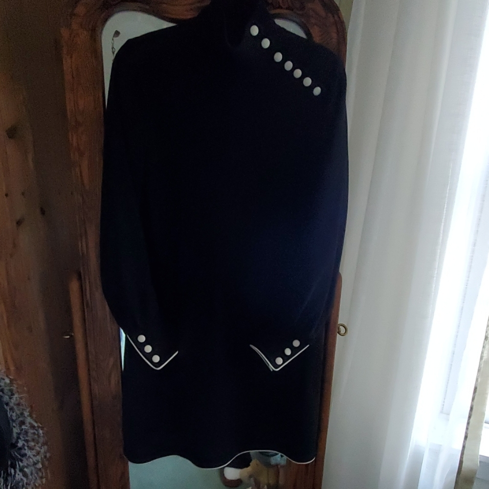 Rag & bone black dress handmade in new york